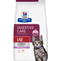 4x Hill's Prescription Diet i/d Digestive Care Kittenvoer Droog Kip 3 kg 4x Hill's Prescription Diet i/d Digestive Care Kittenvoer Droog Kip 3 kg