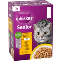 Whiskas Kattenvoer Nat Senior 7+ Gevogelte in Gelei Multipack 12x85 gr Whiskas Kattenvoer Nat Senior 7+ Gevogelte in Gelei Multipack 12x85 gr
