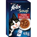 Felix Soup Farm Selectie Kattensoep (6x48g) 4 x (6 x 48 g)
