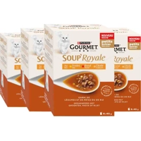 4x Gourmet Kattenvoer Nat Soup Royale Rund 6x45 gr product name