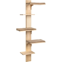 Kerbl Wandkrabpaal Timber - grijs