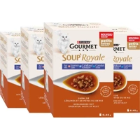 4x Gourmet Kattenvoer Nat Soup Royale Zalm 6x45 gr product name