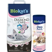 Biokat's Diamond Care Fresh & Deo Pearls Babypoeder Pakket Biokat's Diamond Care Fresh & Deo Pearls Babypoeder Pakket