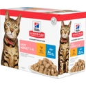 Hill's Science Plan Kat Adult Light Classic natvoer Multipack (12x85g)