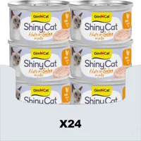 24x GimCat Kattenvoer Nat ShinyCat Filets in Jelly Kip 70 gr 24x GimCat Kattenvoer Nat ShinyCat Filets in Jelly Kip 70 gr