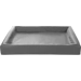 Bia bed kunstleer hoes hondenmand grijs bia-7 120x100x15 cm