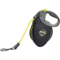 Flexi Giant Neon XL Tape rollijn 8 meter Zwart