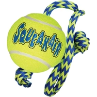 KONG AirDog Squeakair Ball With Rope