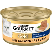 Gourmet Gold Mousse - Kalkoen - 48 x 85 gram