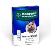 Mansonil All Worm Large Cat 2 tabletten