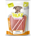 Truly Hondensnack Strips Chicken&Fish 90 gr