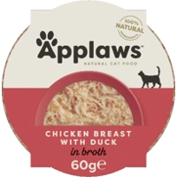 Applaws Cat - Chicken Breast & Duck Pots - 10 x 60 g