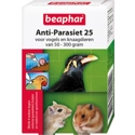 Beaphar Anti-Parasiet 25 voor vogels en knaagdieren van 50-300g 2 pipetten