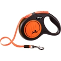 Flexi New Neon M Tape rollijn 5 meter Oranje