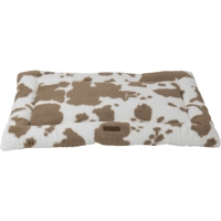 Animal Boulevard Cow Plush benchkussen wit/mokka S