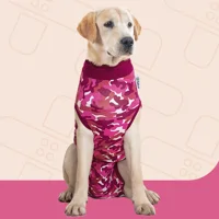 Suitical Recovery Suit Hond - M - Roze Camouflage Suitical Recovery Suit Hond - M - Roze Camouflage