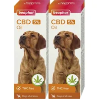 2x Beaphar Cbd-Olie Hond 5% 10 ml 2x Beaphar Cbd-Olie Hond 5% 10 ml