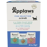 Applaws Cat - Fish in Broth Multipack - 12 x 70 g