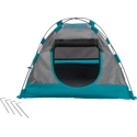 Trixie tent voor honden donkergrijs / petrol 80x65x63 cm