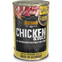 Belcando Natvoer - Kip en eend met gierst en wortelen - 6 x 800 gram Belcando Natvoer - Kip en eend met gierst en wortelen - 6 x 800 gram