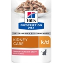 Hill's Prescription Diet K/D Kidney Care nat kattenvoer met zalm maaltijdzakje multipack 1 doos (12 x 85 g)