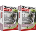 2x Frontcontrol Wormer Ontworming Tabletten Kat 2 tabletten