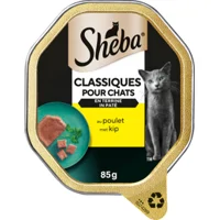 Sheba Classics Paté - Kip - 44 x 85 g Sheba Classics Paté - Kip - 44 x 85 g