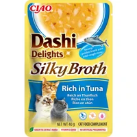 Ciao Dashi Delights Silky Broth Kattenvoer Nat Tuna 40 gr Ciao Dashi Delights Silky Broth Kattenvoer Nat Tuna 40 gr