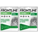2x Frontline Combo Anti Vlooien en Teken Druppels Kat vanaf 1 kg