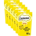 6x Catisfactions Kattensnoepjes Kaas 60 gr