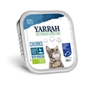 Yarrah Bio Kuipje Brokjes Kattenvoer Kip - Haring 100 gr
