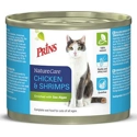 Prins NatureCare kip met garnalen natvoer kat 1 tray (6 x 200 g)