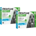 2x Frontline Combo Spot On Anti Vlooien en Teken Druppels Hond 10 - 20 kg 6 pipetten