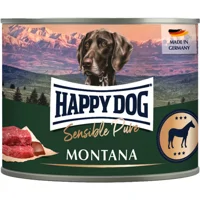 Happy Dog Sensible Pure Montana - Paard - 6 x 200 g Happy Dog Sensible Pure Montana - Paard - 6 x 200 g
