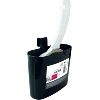 M-Pets Cat Litter Scoop and Holder - White Black - 16 x 7 x 23 cm product name