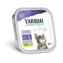 Yarrah Bio Kuipje Brokjes Kattenvoer Kip - Kalkoen 100 gr
