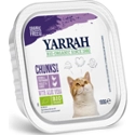 Yarrah Bio Kuipje Brokjes Kattenvoer Kip - Kalkoen 100 gr