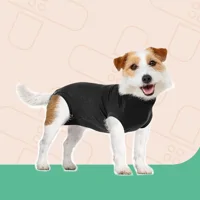 Suitical Recovery Suit Hond - XXXS - Zwart Suitical Recovery Suit Hond - XXXS - Zwart