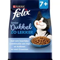 Felix Dubbel Zo Lekker - Senior - Kip en kalkoen - 800 g Felix Dubbel Zo Lekker - Senior - Kip en kalkoen - 800 g