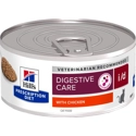 Hill's Prescription Diet I/D Digestive Care kattenvoer nat met Kip 156g blik