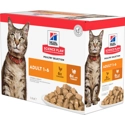 Hill's Science Plan Kat natvoer Adult Multipack Kip/Kalkoen (12x85g)