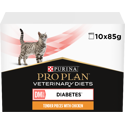 Purina Pro Plan Veterinary Diets DM Diabetes Management Kat - chicken (10 x 85 gram)