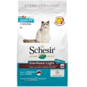 8x Schesir Kat Dry Sterilized Vis 400 gr
