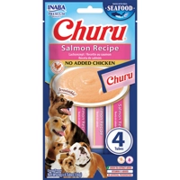 Inaba Hondensnack Churu Puree Dog Fish Salmon 4 x 14 gr product name