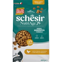 Schesir Monoproteïne Promo Kattenvoer Droog Nutriage 7+ Kip 400 gr Schesir Monoproteïne Promo Kattenvoer Droog Nutriage 7+ Kip 400 gr
