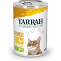Yarrah Bio Brokjes In Saus Kattenvoer Kip 405 gr
