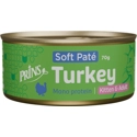 Prins Soft Paté Kitten en Adult kalkoen natvoer kat 24 x 70 g
