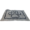 Schoonloopmat waterdicht 89 x 66 cm - hond Grijs