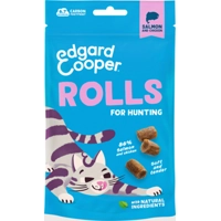 4x Edgard&Cooper Adult Rolls Kattensnack Zalm 45 gr