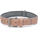 Beeztees Balacron Ax kunstleer roze halsband hond 52-62cm x 30mm